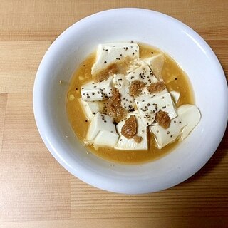 レンジで簡単な麻婆豆腐風